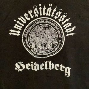 Vintage black t-shirt - University of Heidelberg